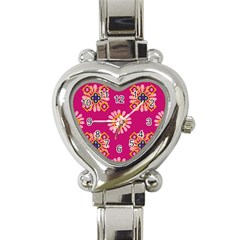 Morroco Heart Italian Charm Watch