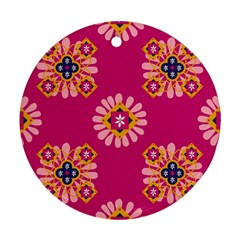 Morroco Round Ornament (Two Sides)