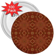 Mosaic (2) 3  Buttons (100 Pack)  by nateshop