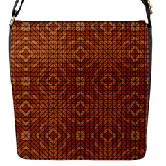 Mosaic (2) Flap Closure Messenger Bag (s) by nateshop