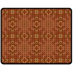 Mosaic (2) Double Sided Fleece Blanket (medium)  by nateshop