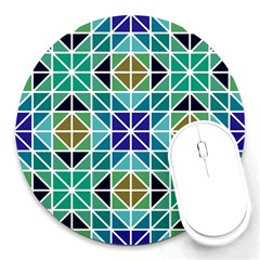 Mosaic 3 Round Mousepads by nateshop