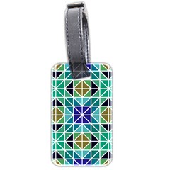 Mosaic 3 Luggage Tag (two Sides) by nateshop