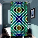 Mosaic 3 Shower Curtain 36  x 72  (Stall)  Curtain(36 X72 ) - 33.26 x66.24  Curtain(36 X72 )