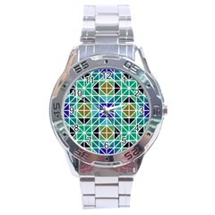 Mosaic 3 Stainless Steel Analogue Watch by nateshop