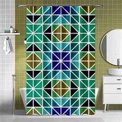 Mosaic 3 Shower Curtain 48  X 72  (small)  by nateshop