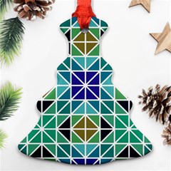 Mosaic 3 Ornament (christmas Tree)  by nateshop