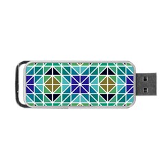 Mosaic 3 Portable Usb Flash (one Side) by nateshop