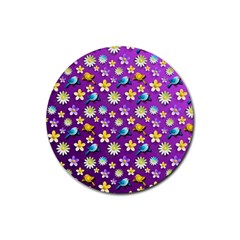 Pattern Rubber Coaster (round) by nateshop