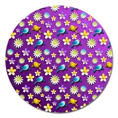 Pattern Magnet 5  (round) by nateshop