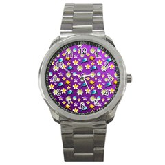 Pattern Sport Metal Watch by nateshop