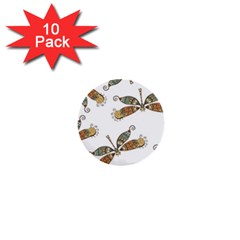 Pattern-35 1  Mini Buttons (10 Pack)  by nateshop