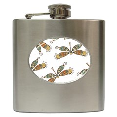 Pattern-35 Hip Flask (6 Oz) by nateshop