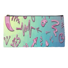 Pink Yes Bacground Pencil Case by nateshop