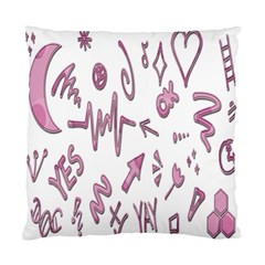 Pink Standard Cushion Case (one Side) by nateshop