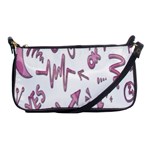 Pink Shoulder Clutch Bag Front