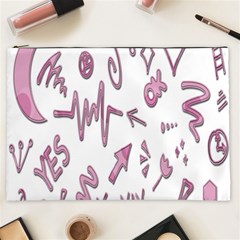 Pink Cosmetic Bag (xxl) by nateshop