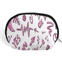 Pink Accessory Pouch (medium) by nateshop