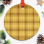 Plaid Ornament (Round) Front