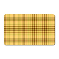 Plaid Magnet (rectangular) by nateshop