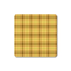 Plaid Square Magnet by nateshop