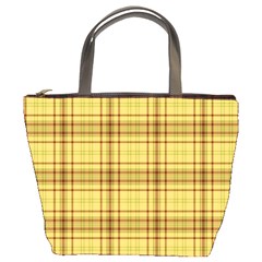 Plaid Bucket Bag by nateshop