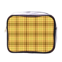 Plaid Mini Toiletries Bag (one Side) by nateshop