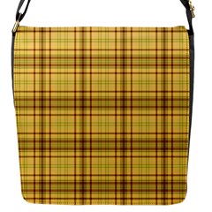 Plaid Flap Closure Messenger Bag (s) by nateshop