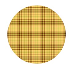 Plaid Mini Round Pill Box by nateshop