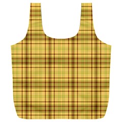 Plaid Full Print Recycle Bag (xxl) by nateshop