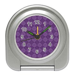 Purple Travel Alarm Clock by nateshop