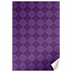 Purple Canvas 12  X 18  by nateshop