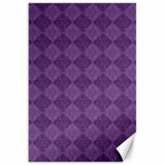 Purple Canvas 20  X 30  by nateshop