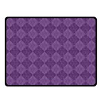 Purple Double Sided Fleece Blanket (Small)  45 x34  Blanket Front