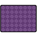 Purple Double Sided Fleece Blanket (Large)  80 x60  Blanket Front