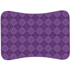 Purple Velour Seat Head Rest Cushion by nateshop