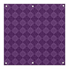 Purple Banner And Sign 3  X 3  by nateshop