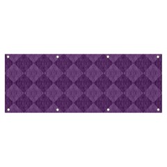 Purple Banner And Sign 8  X 3 