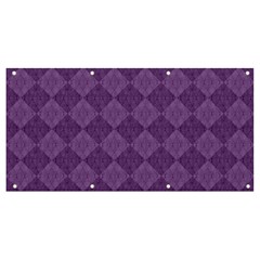 Purple Banner And Sign 8  X 4  by nateshop