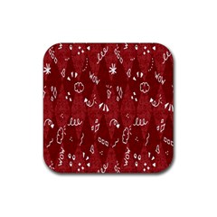 Rhomboid Rubber Coaster (square) by nateshop