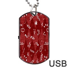 Rhomboid Dog Tag Usb Flash (two Sides) by nateshop