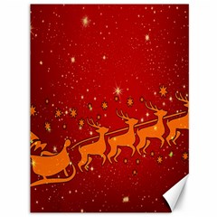 Santa Canvas 36  X 48  by nateshop