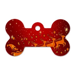 Santa Dog Tag Bone (one Side) by nateshop