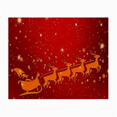 Santa Small Glasses Cloth (2 Sides) by nateshop