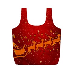 Santa Full Print Recycle Bag (m)