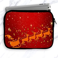 Santa Apple Ipad 2/3/4 Zipper Cases by nateshop