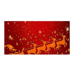 Santa Satin Wrap 35  X 70  by nateshop