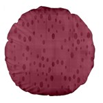 Scrapbooking Large 18  Premium Flano Round Cushions Back