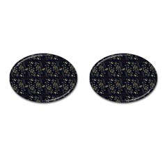 Seamless-pattern Cufflinks (oval) by nateshop