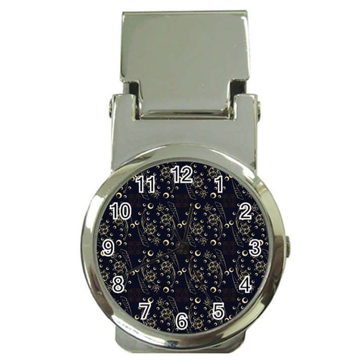 Seamless-pattern Money Clip Watches